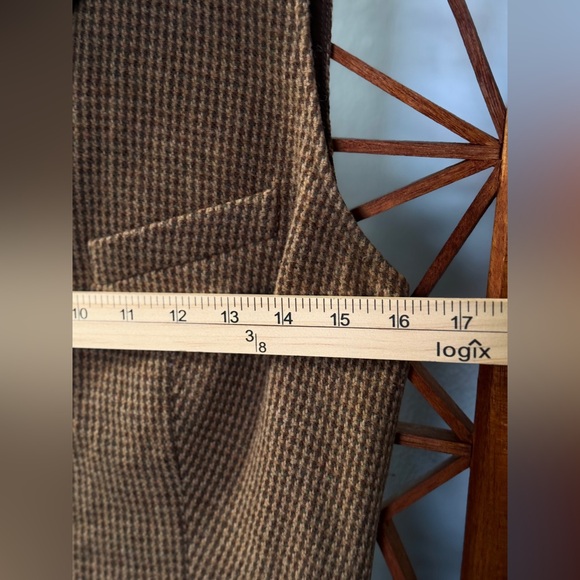 Ralph Lauren Blue Label Vintage Wool Dark Academia Tweed Lined Midi Dress Sz 8 - Picture 6 of 8